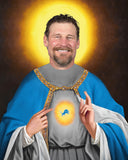 saint Dan Campbell Detroit Lions celebrity prayer candle gift