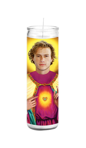 Heath Ledger Saint Celebrity Prayer Candle