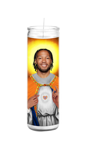 Jalen Brunson Saint Celebrity Prayer Candle