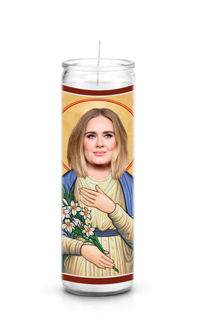 Adele Celebrity Prayer Candle