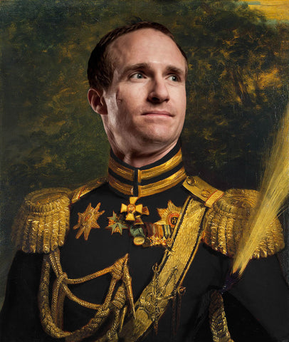 Drew Brees New Orleans Saints Funny Celebrity poster