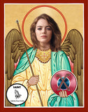 Emma Stone La La Land Spiderman Superbad Saint Celebrity Prayer Candles Gifts