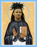 saint Ja Morant Memphis Grizzlies celebrity prayer candle novelty gift