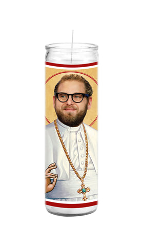 Jonah Hill Saint Celebrity Prayer Candle