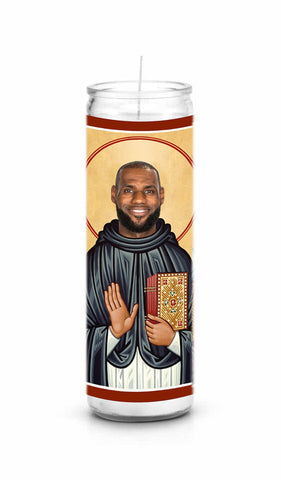 Lebron James Los Angeles LA Lakers Saint Celebrity Prayer Candle