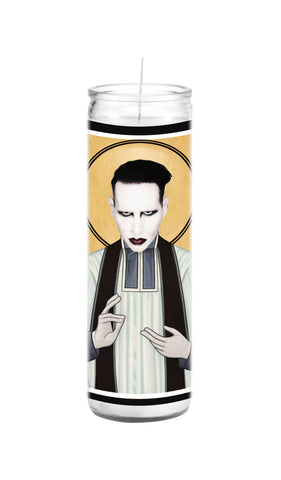 Marilyn Manson Saint Celebrity Prayer Candle