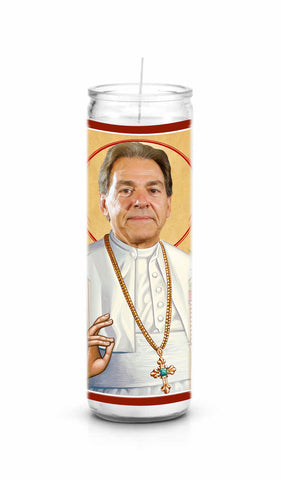  Nick Saban Alabama Crimson Tide Football Saint Celebrity Prayer Candle Gift
