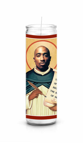 Tupac Shakur 2Pac Saint Celebrity Prayer Candle