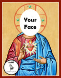Custom Personalized Personal Saint Celebrity Prayer Candle